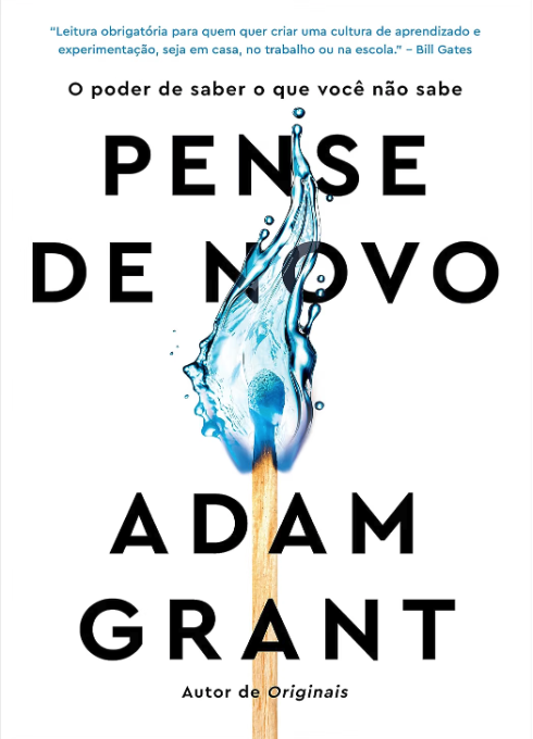 Capa do livro Pense de Novo